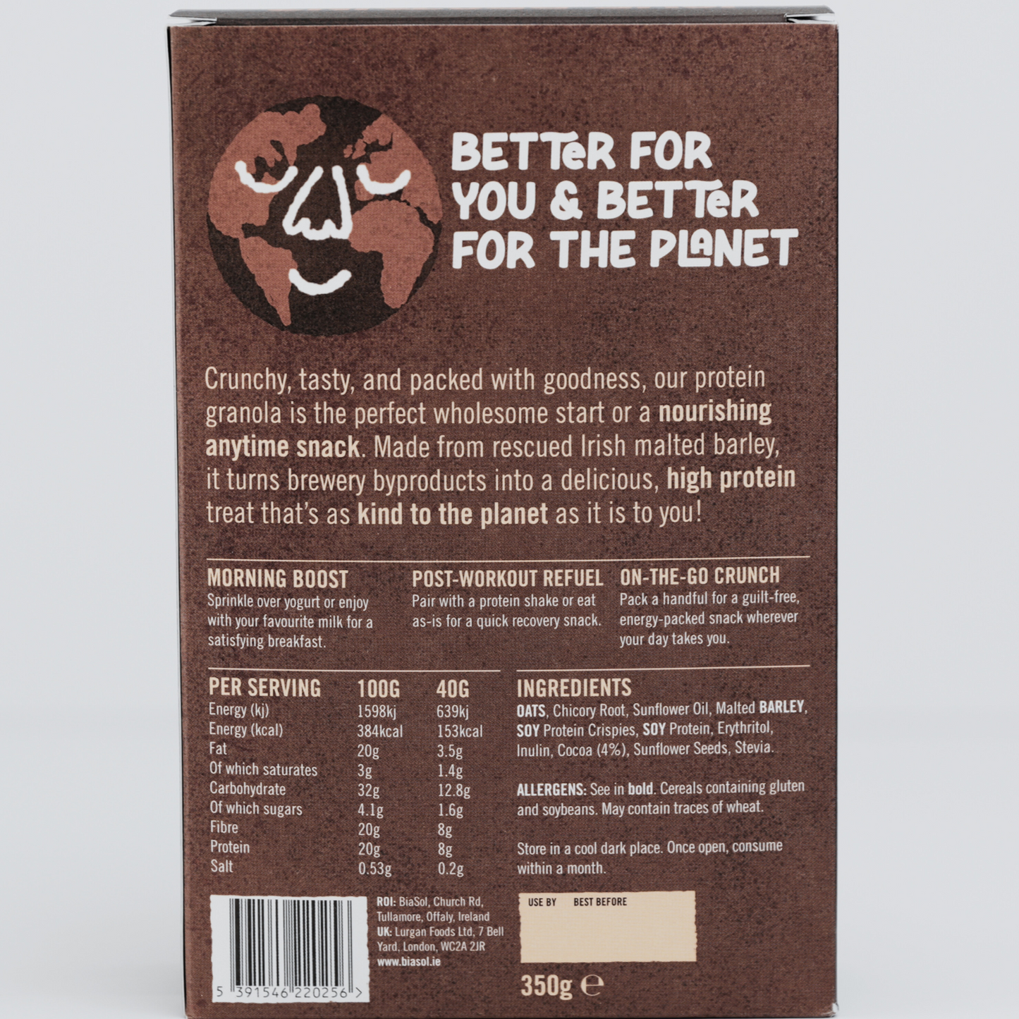 Cocoa High Protein Granola 350g - Case of 10