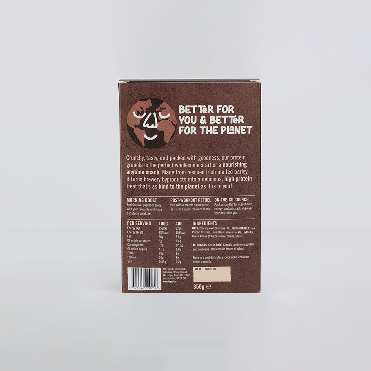 Cocoa High Protein Granola 350g - Case of 10