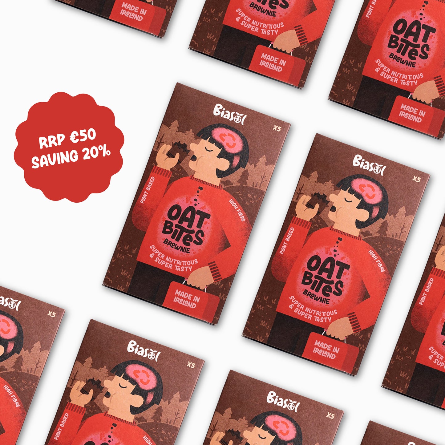 Multipack (5 x30g) Oat Bites Brownie - Case of 10